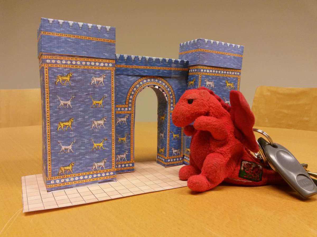 ANEE_Helsinki's tweet photo. And talking about #buildingamazingthings... yes, we built the Ishtar Gate miniature from #pergamonmuseum and added a Welsh dragon
CC @JessicaMKeady https://t.co/0vg3Td34Kv