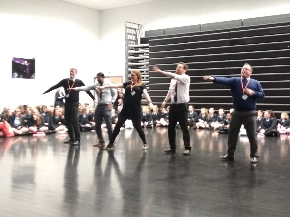 ABSPerformance's tweet photo. What an amazing lunch time spend 'Just Dancing' and raising money for the @NSPCC. Our school is one of a kind! #numberday2018 #numeracyatabs @abblanchschool #performancebuildscommunity https://t.co/AECkVNQwD4