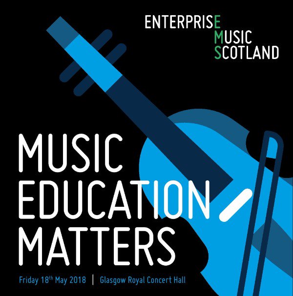 18 May @EMusicScotland's Music Education Matters conference returns to <a href="/GCHalls/">GlasgowConcertHalls</a> supported by <a href="/CreativeScots/">Creative Scotland</a> Youth Music Initiative. Sessions announced inc, Music &amp; Mindfulness, Music, Gender &amp; Social Change +more. Get Early-bird tickets before 31 March: enterprisemusicscotland.com/learning/educa…