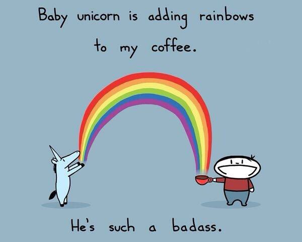lalonde_dani's tweet image. Thank goodness for #babyunicorn #measuredoutmylifewithcoffeespoons #javaislife