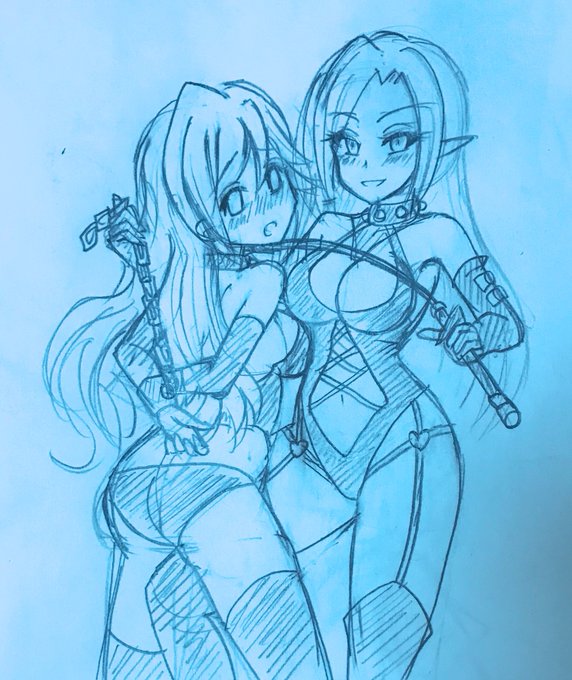 メイヴ様×ゼク子
「じょ、女王様、あの、あ、脚が…」
「ふふふ、もっと濡らしていいのよ?私の脚、好きだものね?v」 