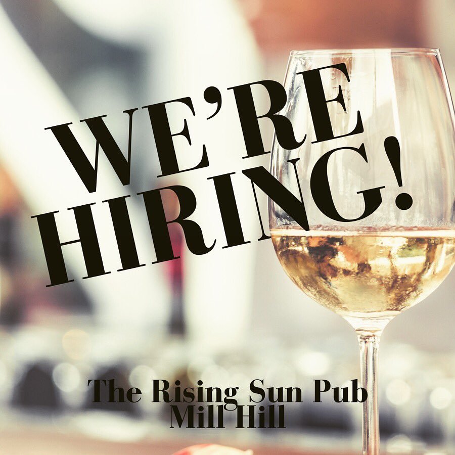 We’re looking for experienced, friendly #wait #staff to join our wonderful team! Please call us directly for more info on #vacancies 020 8959 1357 #jobs #werehiring #employment