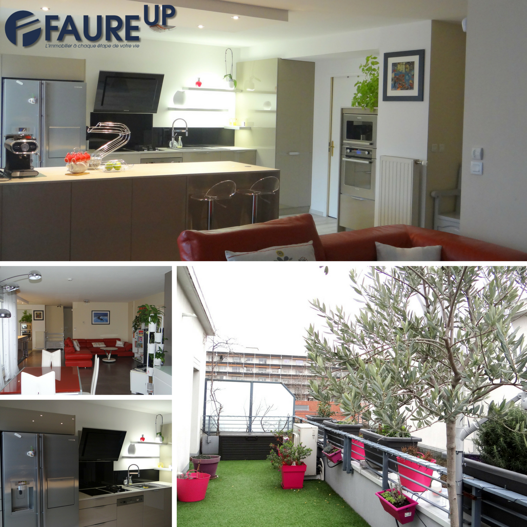FaureUp's tweet photo. Beau duplex - T5 127m² - #Lyon Monplaisir - belle #cuisine équipée ouverte sur le séjour - #terrasse sans vis à vis de 45m² - suite parentale - 2 grandes chambres - 1 salle de bain - 1 cave - 1 garage double en sous-sol - 592 800€ FAI - Nathalie 06.85.06.67.99 #immobilier https://t.co/DIe3iSsAlG
