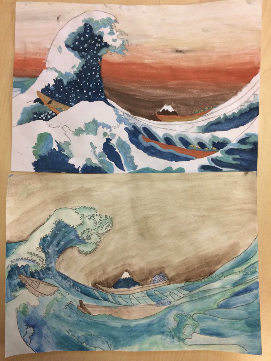 GreenfieldsSch's tweet photo. It’s not all about SATs in Y6. Look at the amazing artwork Isabella Regalade and Isabella Hamon have produced. https://t.co/lgqwwkI7Ki