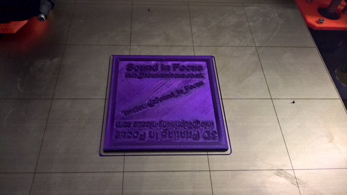 Sound_In_Focus's tweet photo. Finished #3dprinted #makercoaster v1 in @HAWK3DPROTO @Polyalchemy Elixir Nightshade, on @josefprusa i3 Mk3. #makercoins are so last year :P https://t.co/bsZdk3LpCU