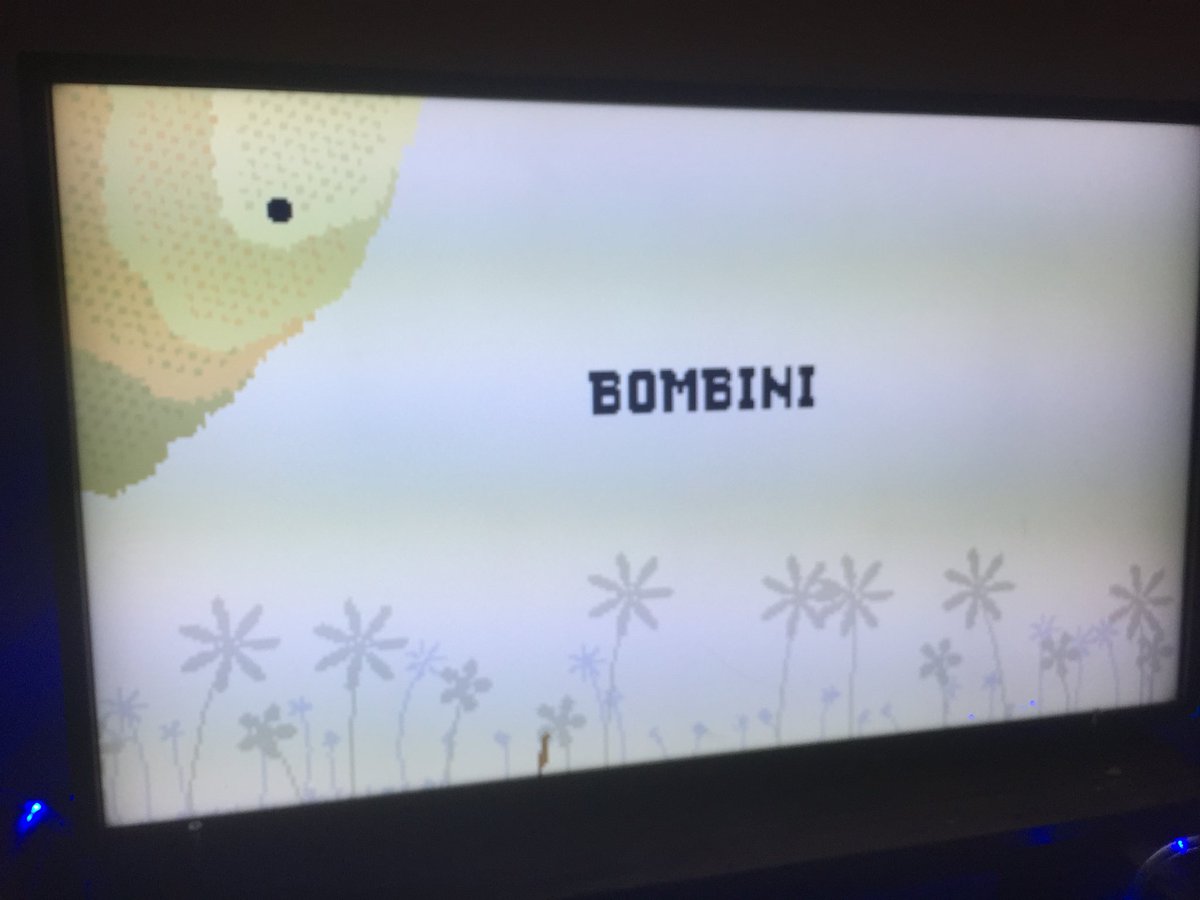 turnipston's tweet photo. Found my new favourite game by @sokpopco, Bombini, at @SK_BARSK ! Featuring the pro play styles of @deligirlcee. 10/10 Pro Gamer. 
#bees #bestgame #beedied #bombini https://t.co/NWhahs1tlc