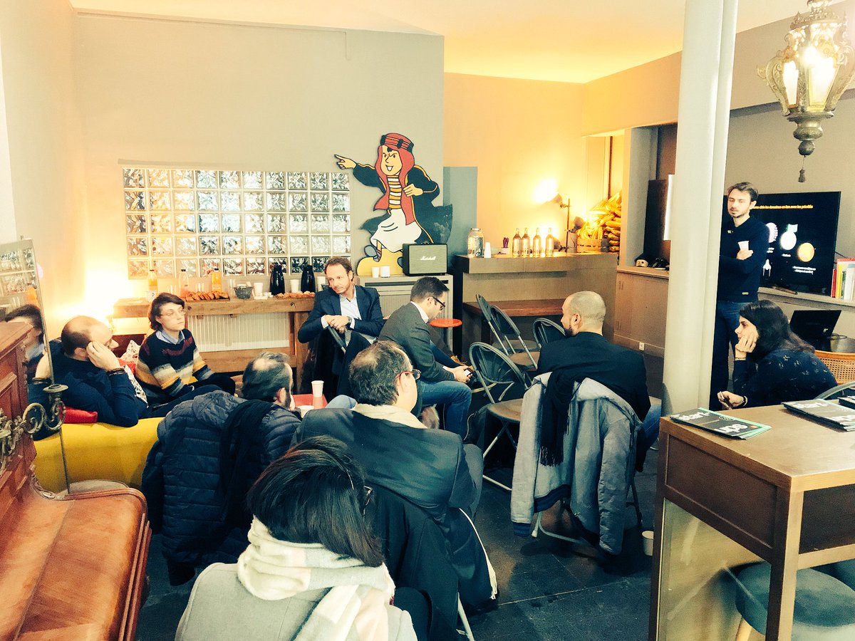 18StMarcel's tweet photo. Ce matin nous avons le plaisir de recevoir @OrangeFabFr + @Orange_DV en mode rencontre / petit déjeuner 🥐💻☕️🤝📚📍
#OrangeDigitalVentures #OrangeFabFr #OrangeStartup #Startup 
Cc @LatoucheP @CarolineSpan @peschmitt https://t.co/Sbd1tMPNC0