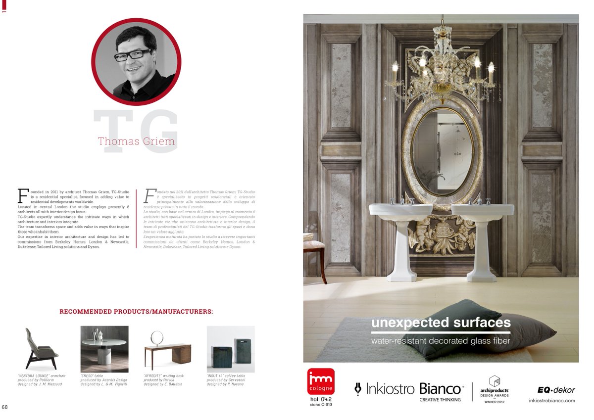 TGStudioLtd's tweet photo. Our Tower Bridge Penthouse project featured in @_HomeItalia_! https://t.co/5PvrQmDEHc