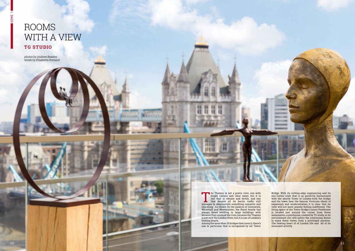 TGStudioLtd's tweet photo. Our Tower Bridge Penthouse project featured in @_HomeItalia_! https://t.co/5PvrQmDEHc