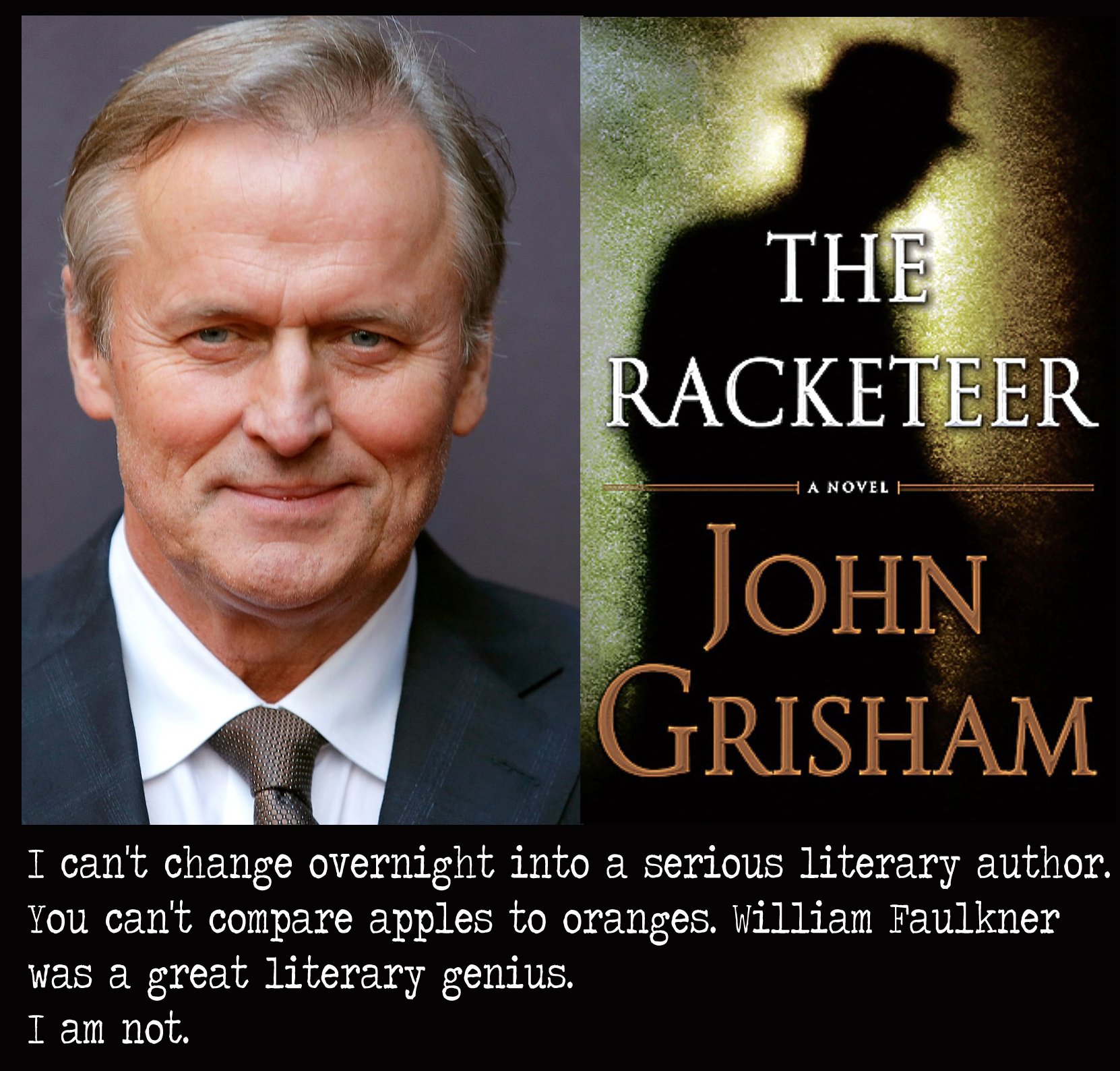 Born on this day in 1955 the master of the legal thriller, John Grisham - Happy Birthday, Mr G! 