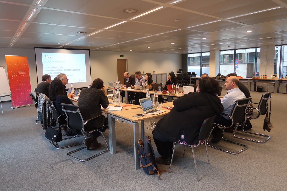 AllDigitalEU's tweet photo. It was started! Today is the launch of the project Codinc. #codincEU @AllDigitalEU and the partners are now reunited for the kick-off meeting. #21ccc @CCS_social @MAKSvzw @colectic_coop @eduCentrum @fyxxi @UninaIT @piiagro @dgplsgent https://t.co/JvJBpbZqaD