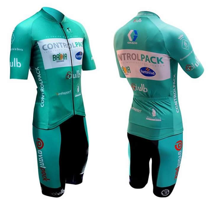 Esta será la equipación que vestiran este 2018 los corredores del Controlpack - Badia - Fontestad