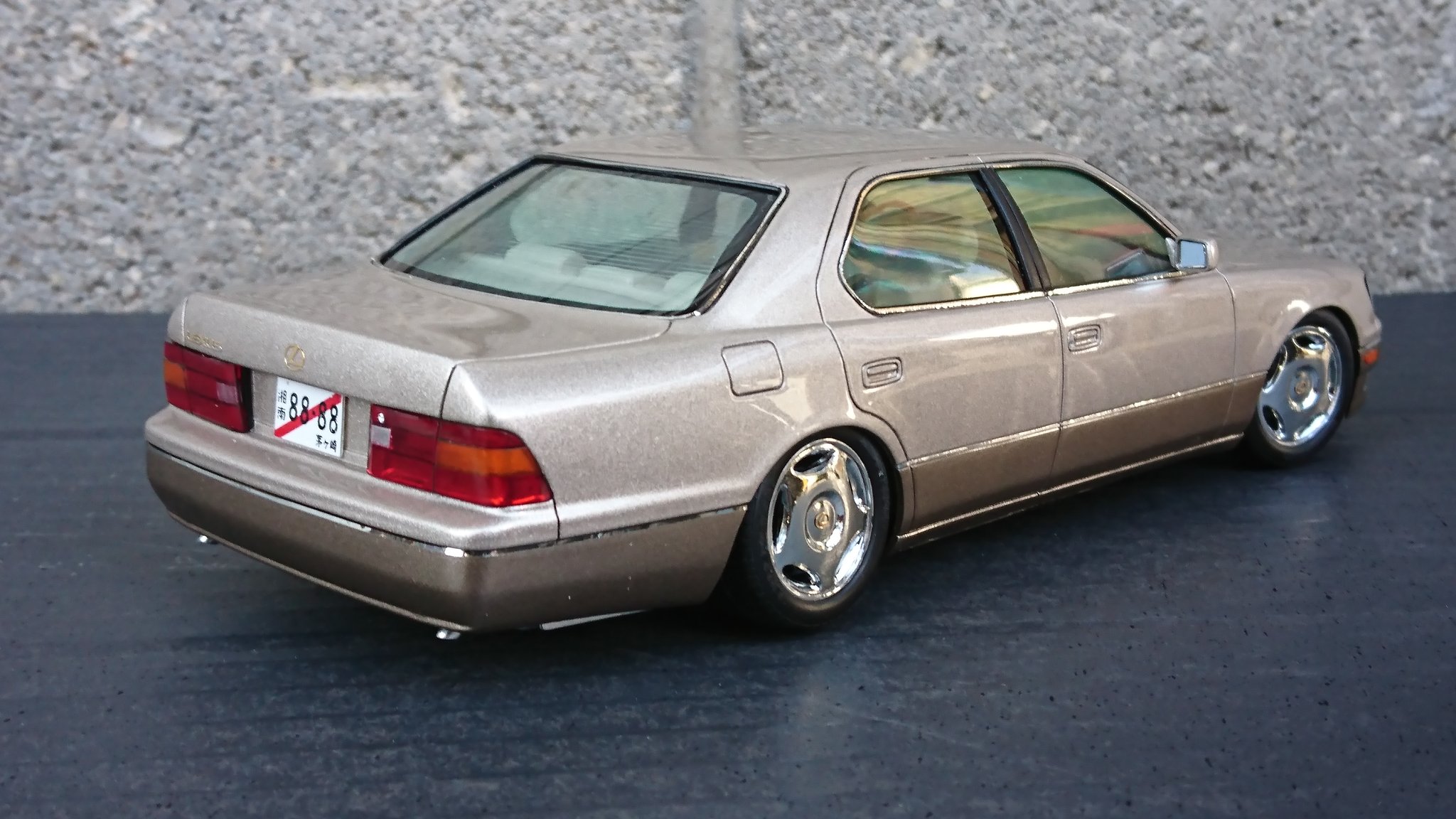 1/24 アオシマ LS400 完成品 ナオキLM on X: 