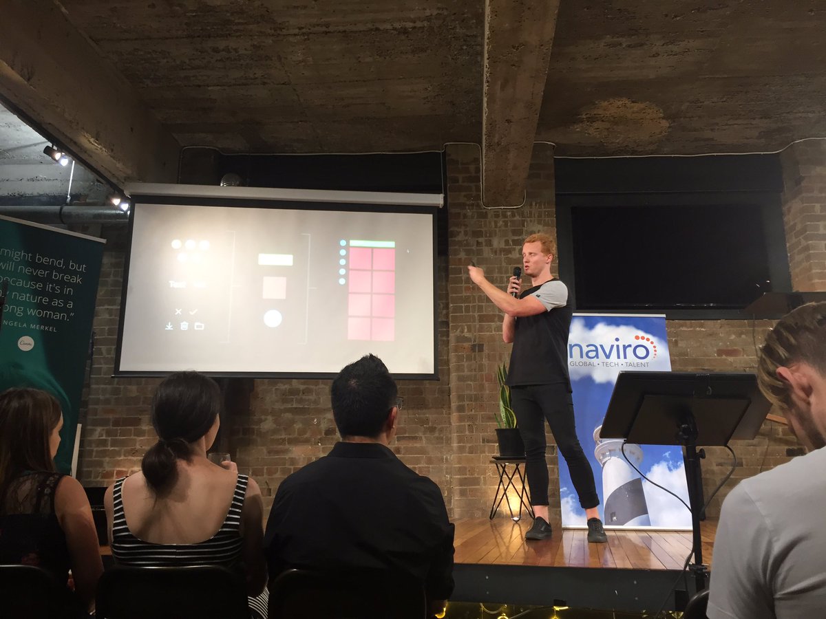 mattchardy's tweet photo. @mattanddesign talking about our design system at @canva 🎉 https://t.co/mpBVzX6jYO