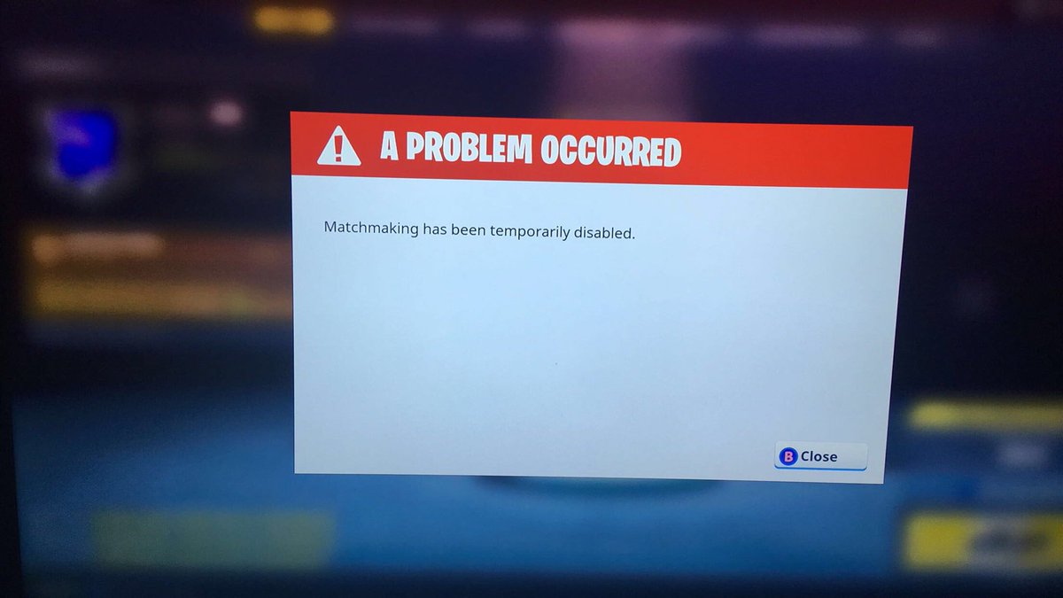 Matchmaking queue is temporarily closed что делать