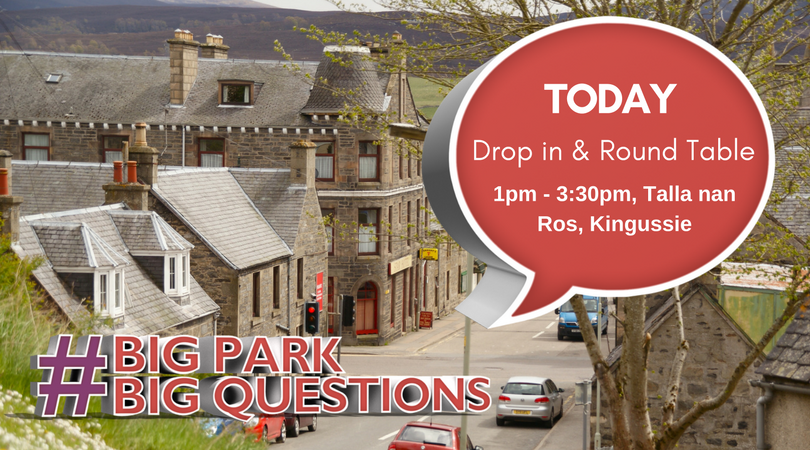 cairngormsnews's tweet image. #PenultimateChance to join us for at our #BigParkBigQuestions community public meeting today in #Kingussie from 1pm. Ask us all your #consultation questions before the deadline next month.