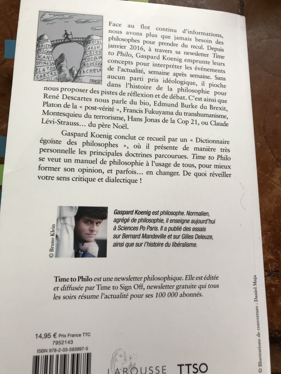 noeldalus's tweet photo. Se lit très facilement et très rapidement; invite à la réflexion... @GaspardKoenig « #TimetoPhilo , notre monde vu par la Philosophie » @LAROUSSE_FR https://t.co/KUKOD5gOnJ