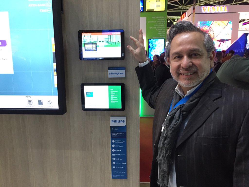 sharingcloud's tweet photo. @ISE_Show day 3 ! #qbic @Intevi_Ltd @PhilipsDisplays ! #intevi #Philips #ISE2018 #DigitalWorkplace #digitalworkspace #Amsterdam #raiamsterdam https://t.co/jJUNNAiN7g