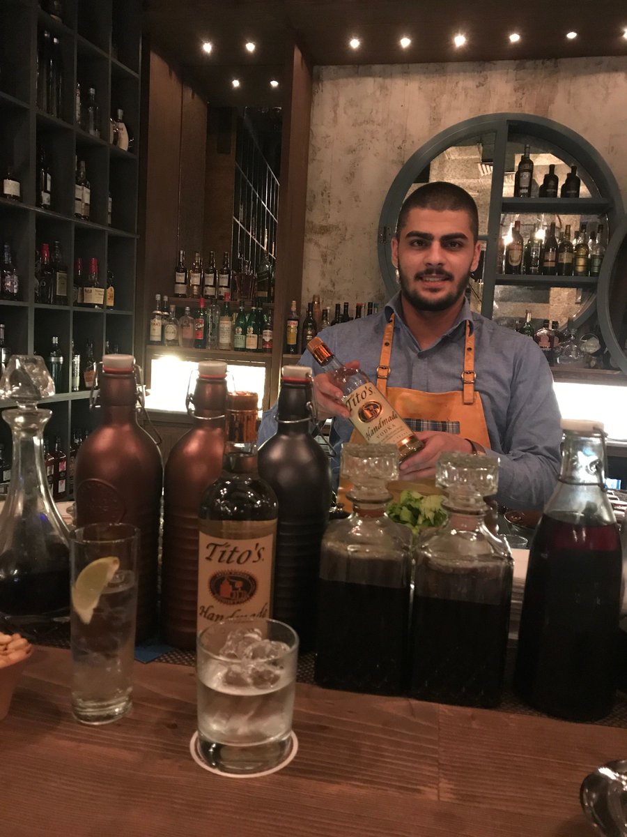 titosintl's tweet photo. Tito's on the rocks! Bar du Port Beirut, Lebanon #USvodka #straightup https://t.co/JnorigBNFi