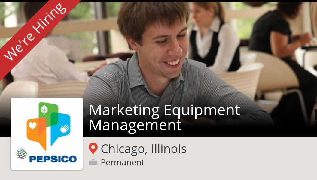 Hello_Jobs's tweet image. New #job opening at #PepsiCo in #ChicagoIllinois! Marketing #Equipment #Management workfor.us/pepsico/17d8p