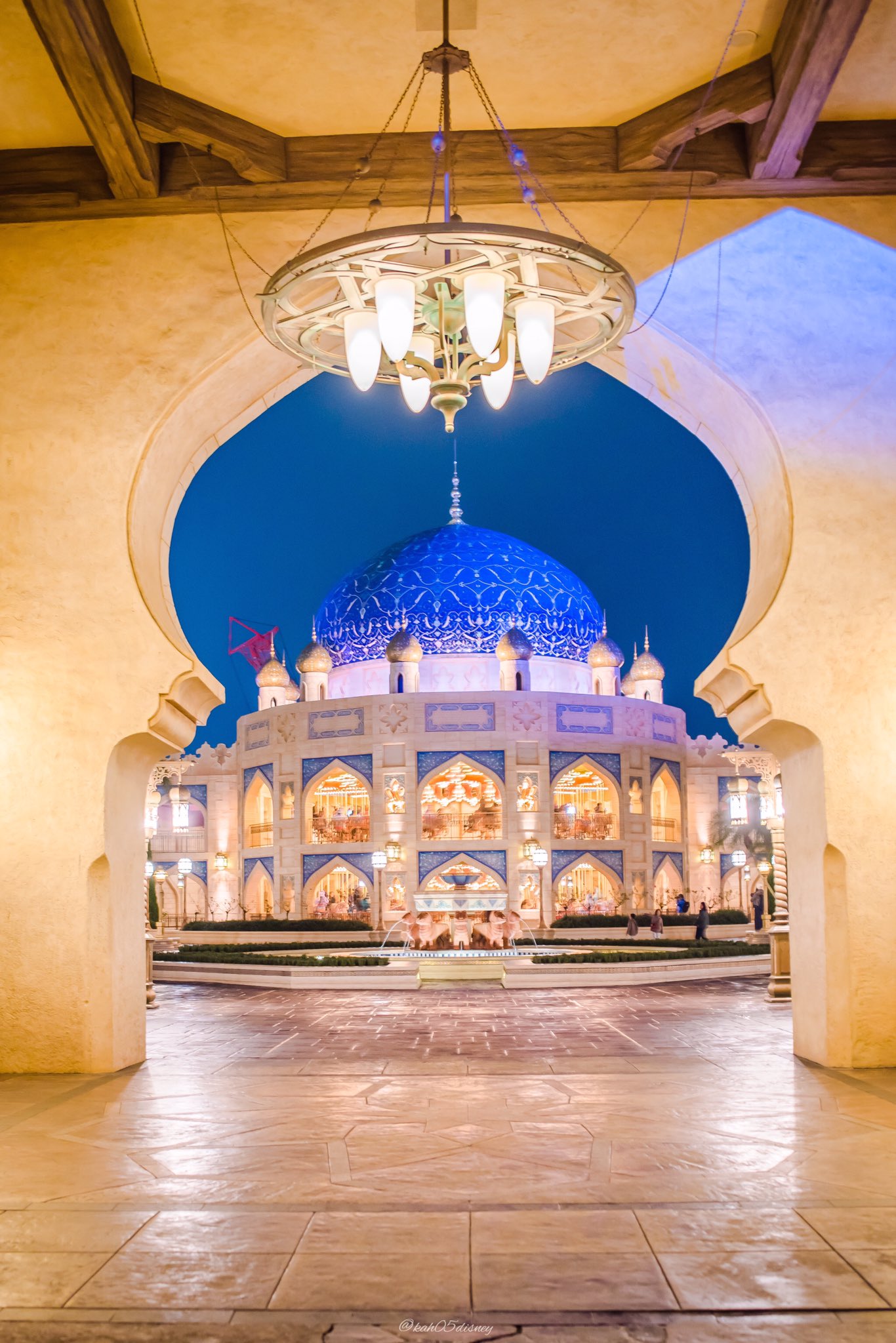東京ディズニーシー アラビアンコーストの夜景 東京ディズニーシー アラビアンコーストの夜景