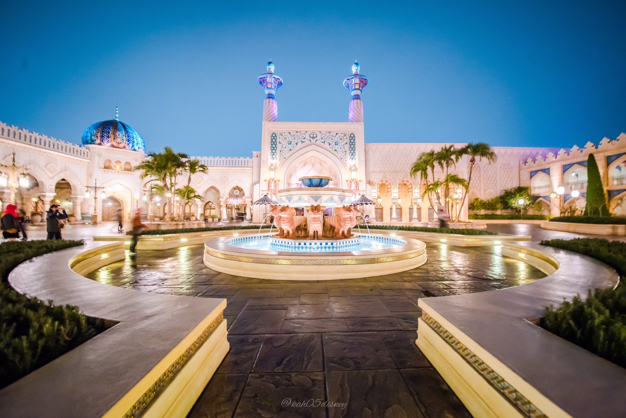 東京ディズニーシー アラビアンコーストの夜景 東京ディズニーシー アラビアンコーストの夜景