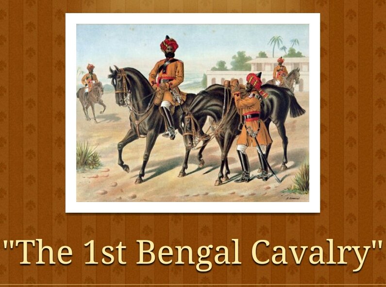 The 1st Bengal Cavalry  EN.WahooArt.com/Art.nsf/P/Rich…
#sikhlancers #BengalLancers #sikharmy #singh
#horseregiment #militaryparade #Soldiers
