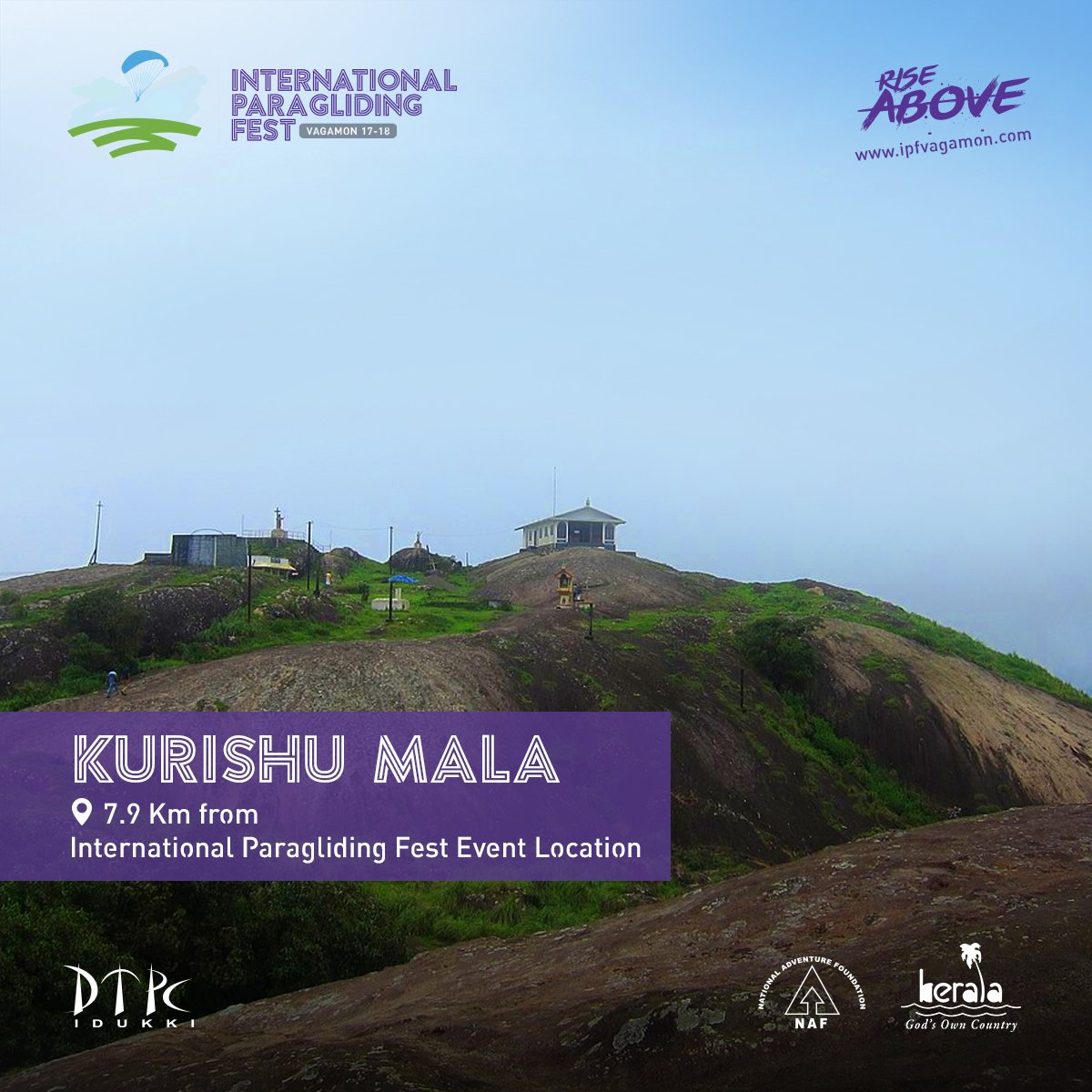 ipfvagamon's tweet photo. Kurishu Mala..
Kurishu mala literally means the mount of the cross, its surreal beauty and serenity makes this place an exception among all other tourist spots.
#ipfvagamon #paragliding #adventure #hillstation #flyhigh #vagamon #adventurevagamon #kerala #thrillzonevagamon https://t.co/wxiLgmQMTh