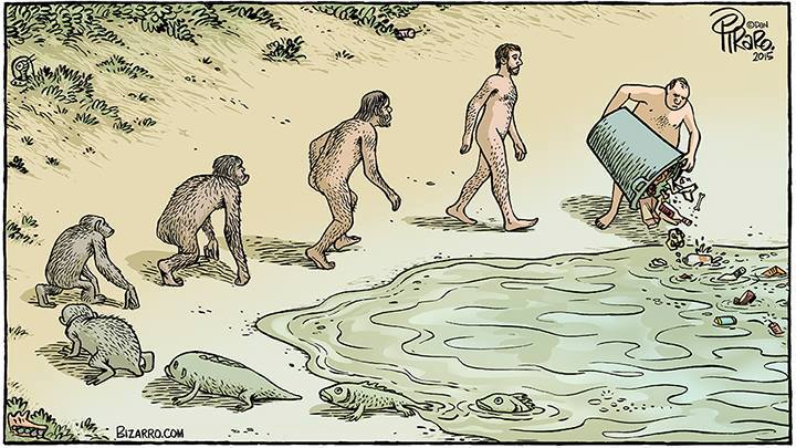 Ginger Wildheart on X: Before some dick head says we didn't evolve from  fish, this cartoon simply refers to evolution, or lack thereof.   / X