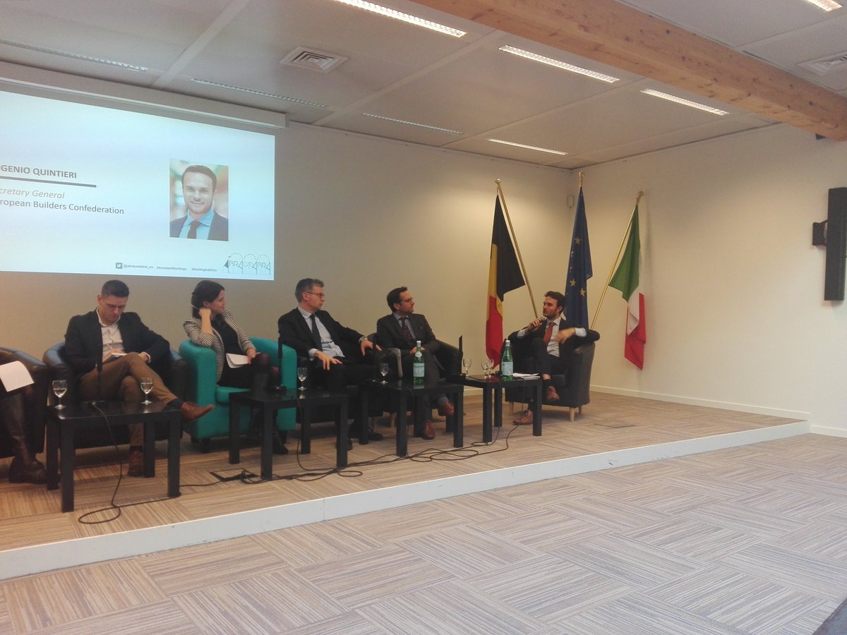 UIPI_EU's tweet photo. @eugenio_in_bxl explaining the view of Construction SMEs on how to foster #energyefficiency #retrofitting and #BuildingAddOns and the need to #reduceyourrisk #VAT for such services.
@abracadabra_eu @abracadabra_eu https://t.co/JgA3Rgnhmy