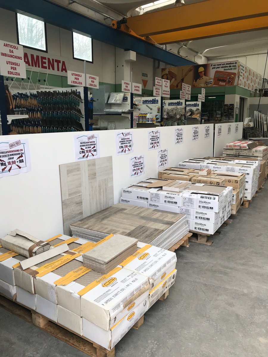 EdilService's tweet image. Nuovo spazio dedicato alle piastrelle a stock,non perdertelo! FINO ESAURIMENTO SCORTE A PREZZI SHOCK!😎
#edilserviceiscoming      SEGNATELO!