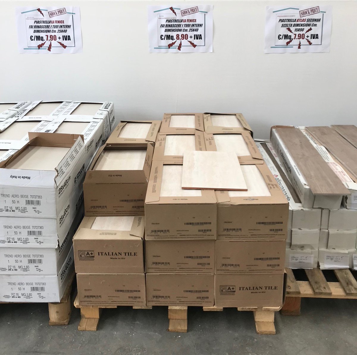 EdilService's tweet image. Nuovo spazio dedicato alle piastrelle a stock,non perdertelo! FINO ESAURIMENTO SCORTE A PREZZI SHOCK!😎
#edilserviceiscoming      SEGNATELO!