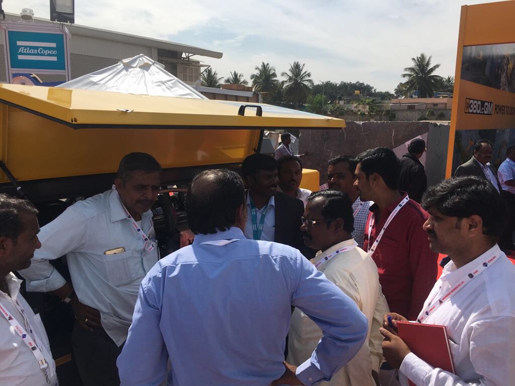 AtlasCopcoIndia's tweet photo. Day 2 - #STONA2018
Customers and dealers continue to pour in and check out our latest range of power efficient and innovative products.
#ShowTheEnergy #AtlasCopcoIndia #CreateWithSustainability
Read more: https://t.co/nkCGvz5dQU https://t.co/08slI3waWc