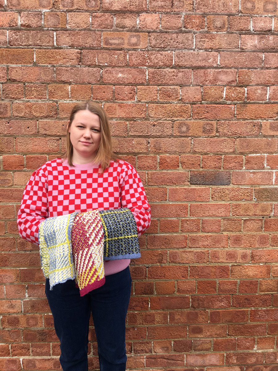 derbytextiles's tweet photo. Congratulations kate for winning Howard Ellis award from The Worshipful company of framework knitters 🏆 #frameworkknitters #worshipfulcompanyofframeworkknitters #derbyuniversity #textilesatderby #derbyunitextiles #knitter #knitdesigner #derbyshire @DerbyUniArts https://t.co/5iCmwrf16r
