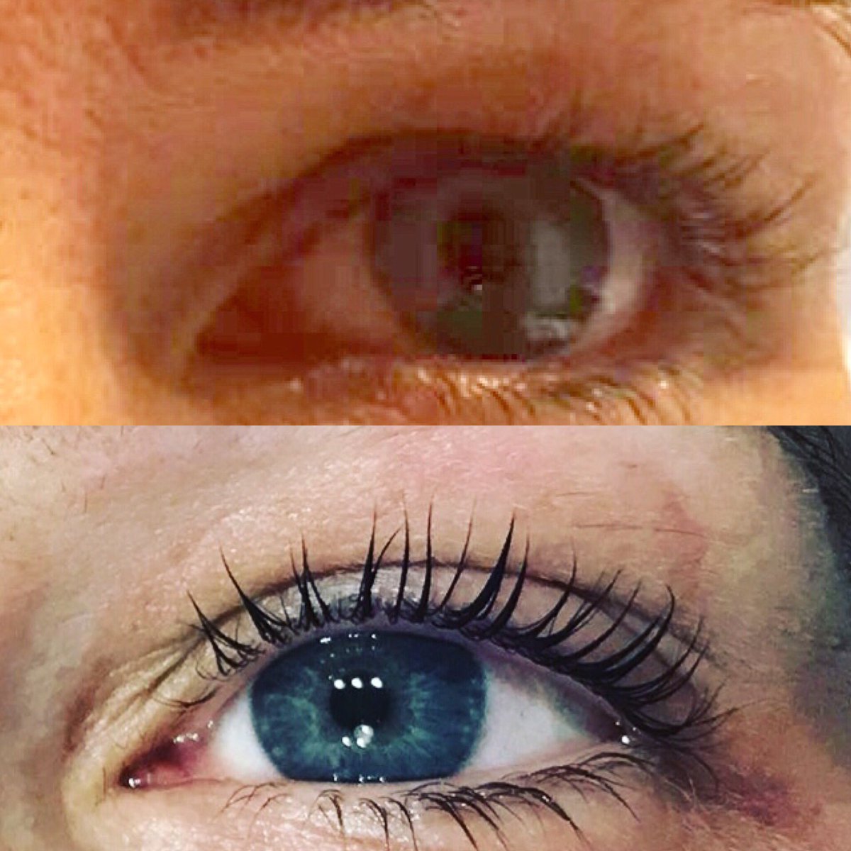 WearParkSpa's tweet photo. A before and after Lash Lift treatment at Wear Park Spa! Thanks to Tanya for letting us use the photo of your eyes! Visit https://t.co/Ojrdov3PMU for more info and to book! https://t.co/Le2j84DJfG
