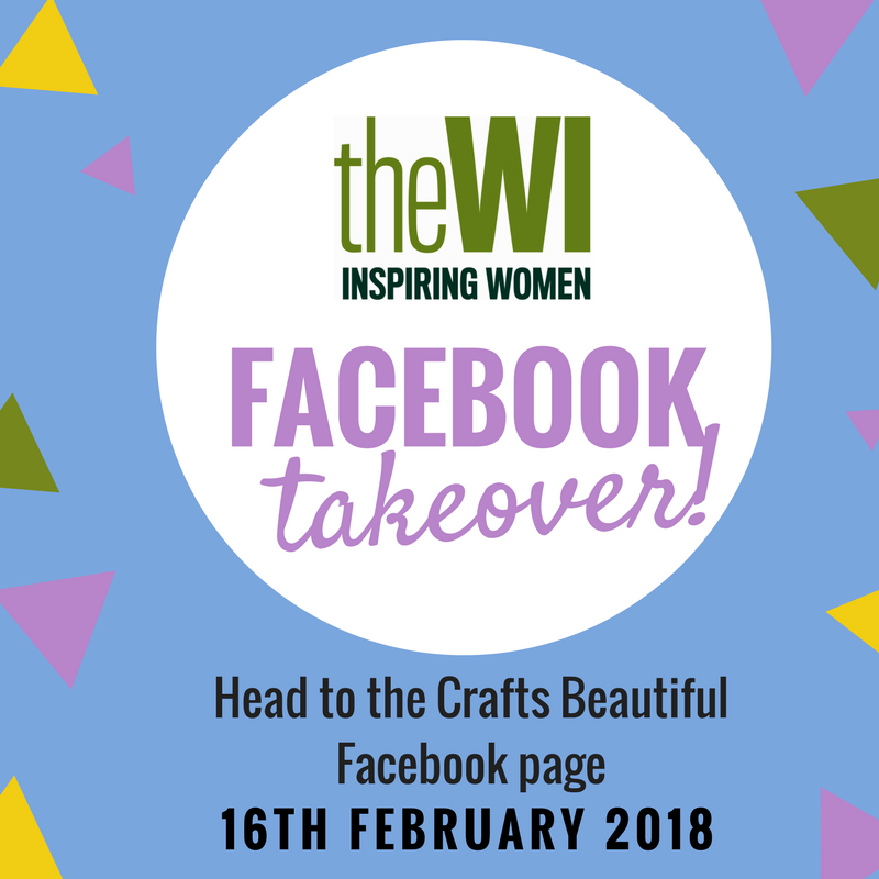 WomensInstitute's tweet photo. We are teaming up with @craftsbeautiful on Friday 16 February for a Facebook takeover day! Head over to Crafts Beautiful’s Facebook page next Friday for a whole day of WI craft: https://t.co/KOZsJIrAP6 https://t.co/7T9Sj1fOdx