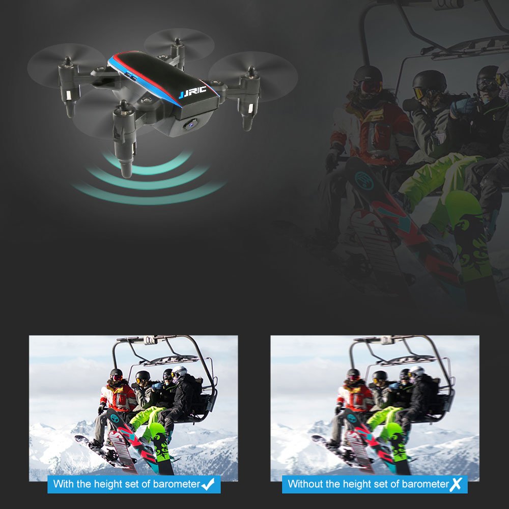 JJRCTECH's tweet photo. #JJCollege #Barometer #altitudehold helps the #drone maintain a consistent altitude automatically. See the difference. #JJRC #TechnologyForFun https://t.co/FOf1QjGKDj