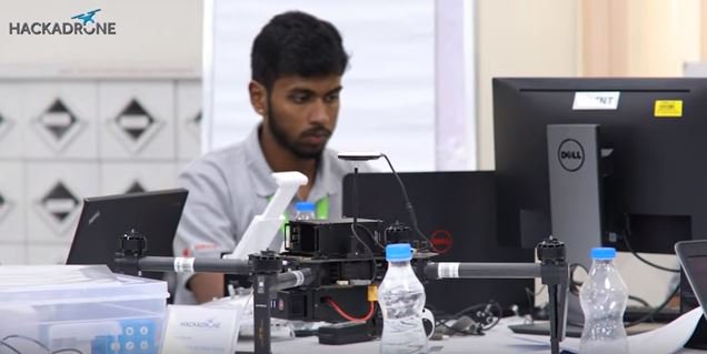 Cyient's tweet photo. The Railway Action Team, comprised of students from a leading university in they are developing an application that enhances the safety and experience of rail passengers.  Watch here. #Hackadrone2018 https://t.co/qABz88rOMX …, @DJIGlobal, @MSFTGarage https://t.co/bBPDV51dyd