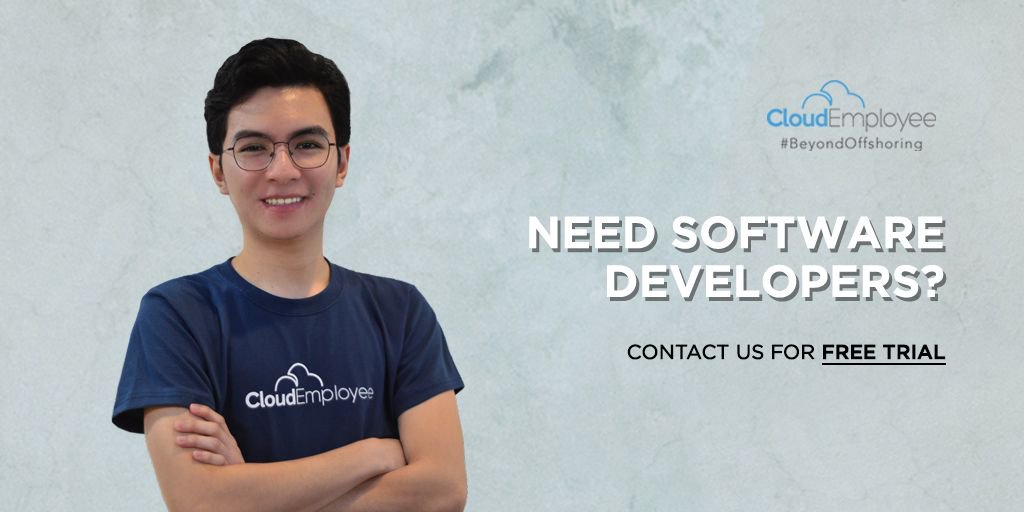 cloudemployee's tweet image. Build your tech team fast and hassle-free while saving up to 65% compared to hiring locally. Get access to the #topsoftwaredevelopers pool in the Philippines with #CloudEmployee.
Check out our website: cloudemployee.co.uk
#BeyondOffshoring #BridgingTheGap #HireDevelopers