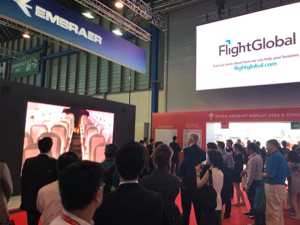 GravityLondon's tweet photo. Itβs a wrap!!! #Gravity on set at the #SingaporeAirshow with @embraer #embraertv https://t.co/NFYgyHKfvt