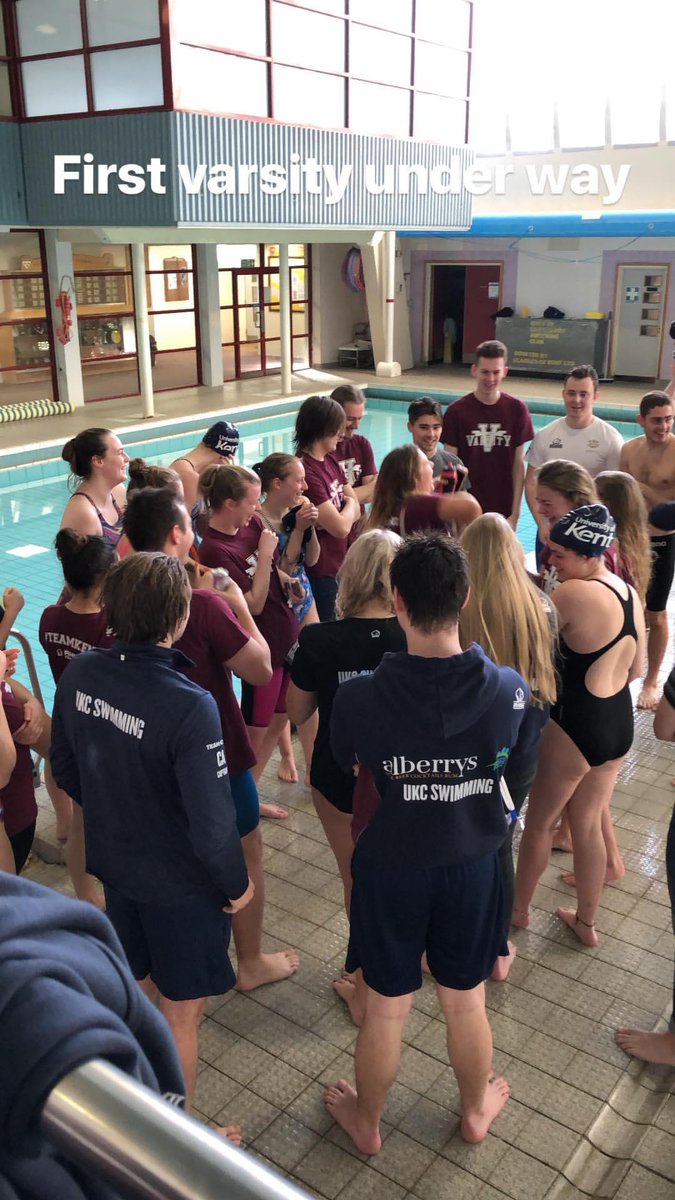 Good luck to <a href="/UKCswim/">UKC Swimming</a> who are kicking off Varsity this year! #TeamKent