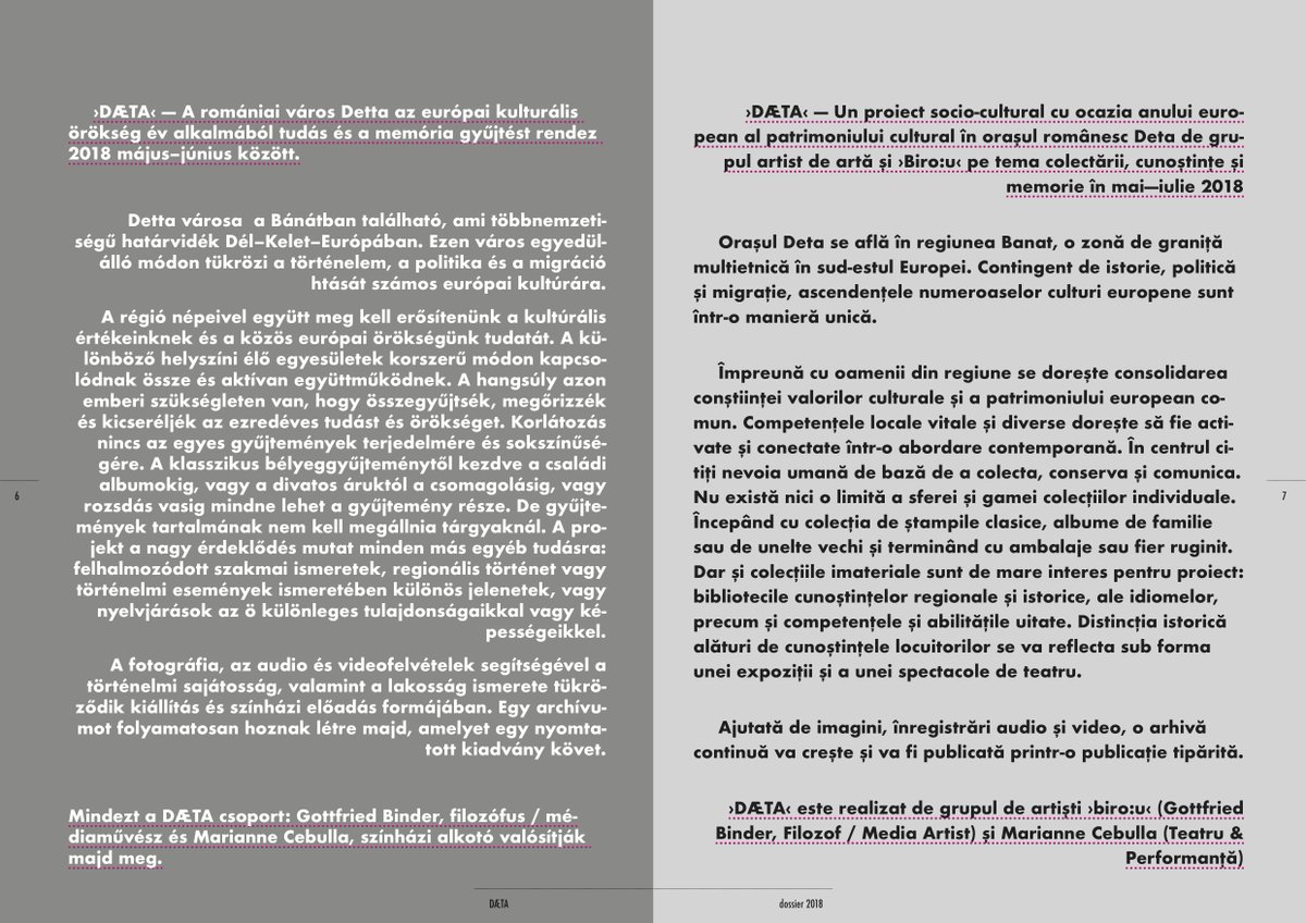 Bagavound's tweet photo. Romanian/Hungarian description @birouDAETA for #EuropeForCulture in the city of Deta 2018.

https://t.co/c4Ap2OAbGc https://t.co/GEaVFzKhum