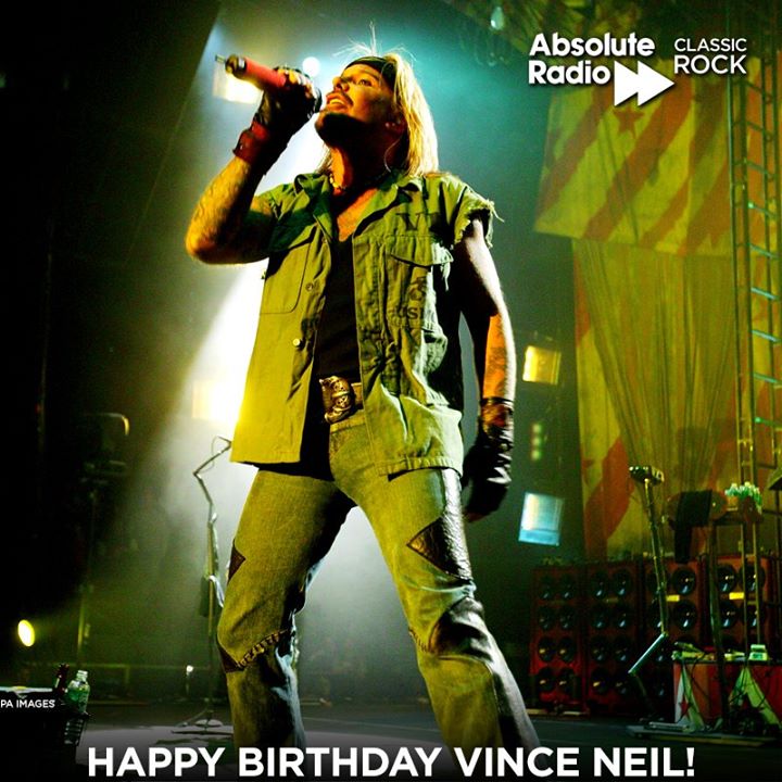 Happy birthday to Vince Neil of the now sadly departed Motley Crue! 