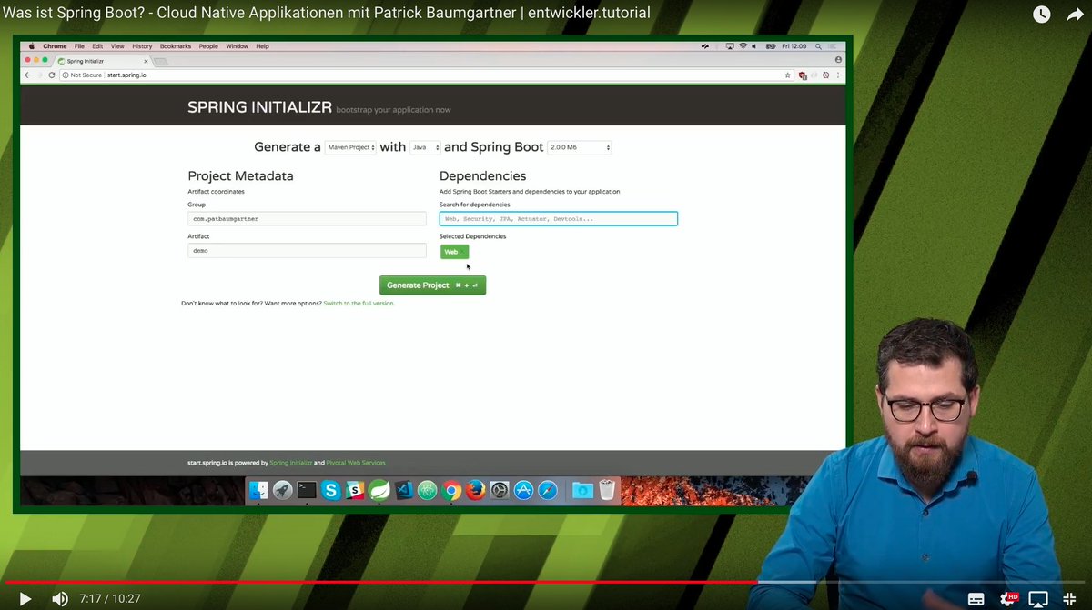 entw_tutorials's tweet image. "#springboot lets you pair-program with the #spring Team." - Josh Long
Was ist Spring Boot? - Jetzt das neue #gratis #tutorial von @patbaumgartner auf #youtube ansehen: ow.ly/BgFC30ihclv 🙌