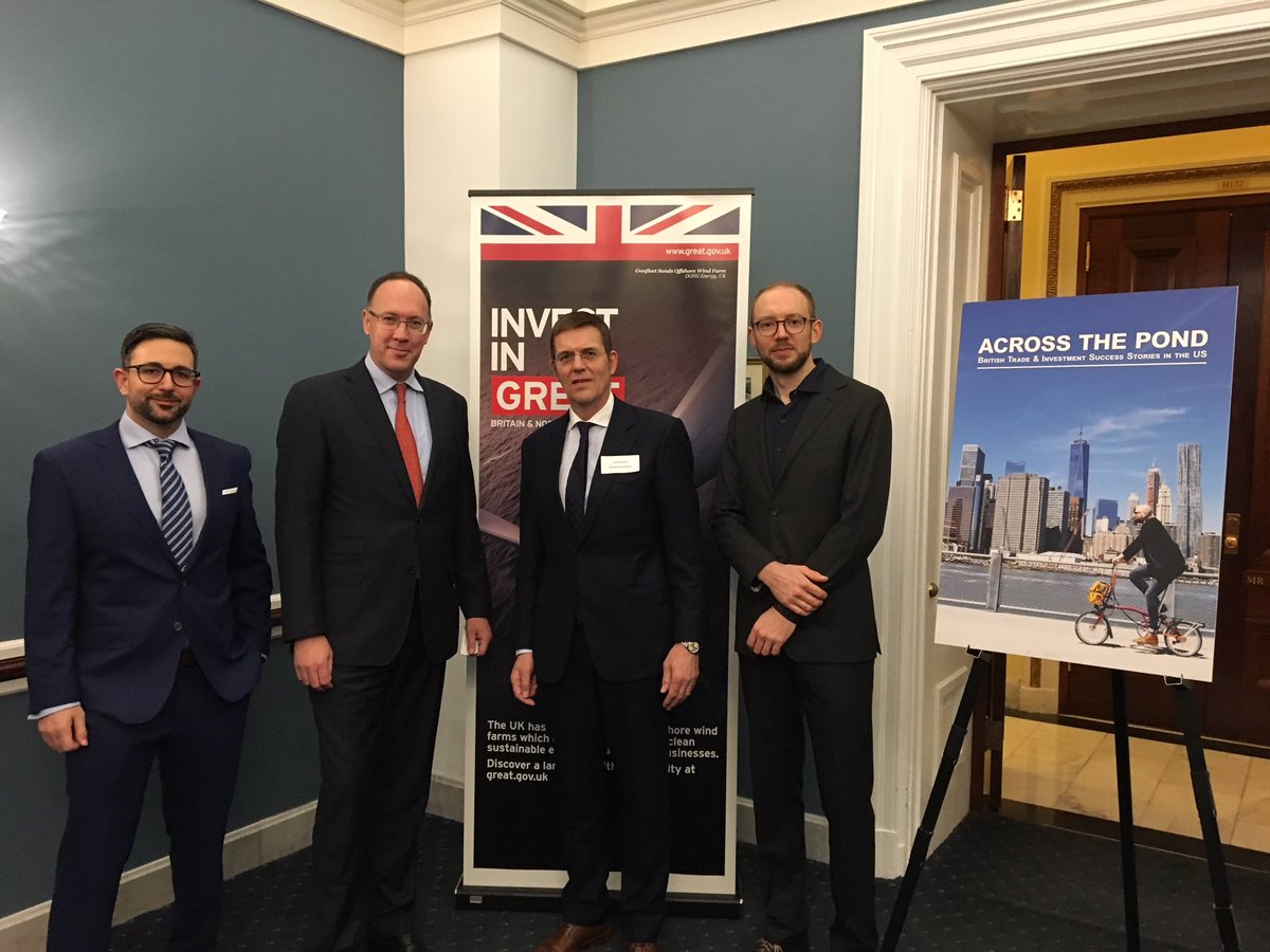 Great evening with <a href="/BABNewYork/">BritishAmerican Business</a> and <a href="/AJPhillipson/">Antony Phillipson</a> UK Trade Commissioner for North America at The Capitol, to launch #acrossthepond, British business success stories in the USA.