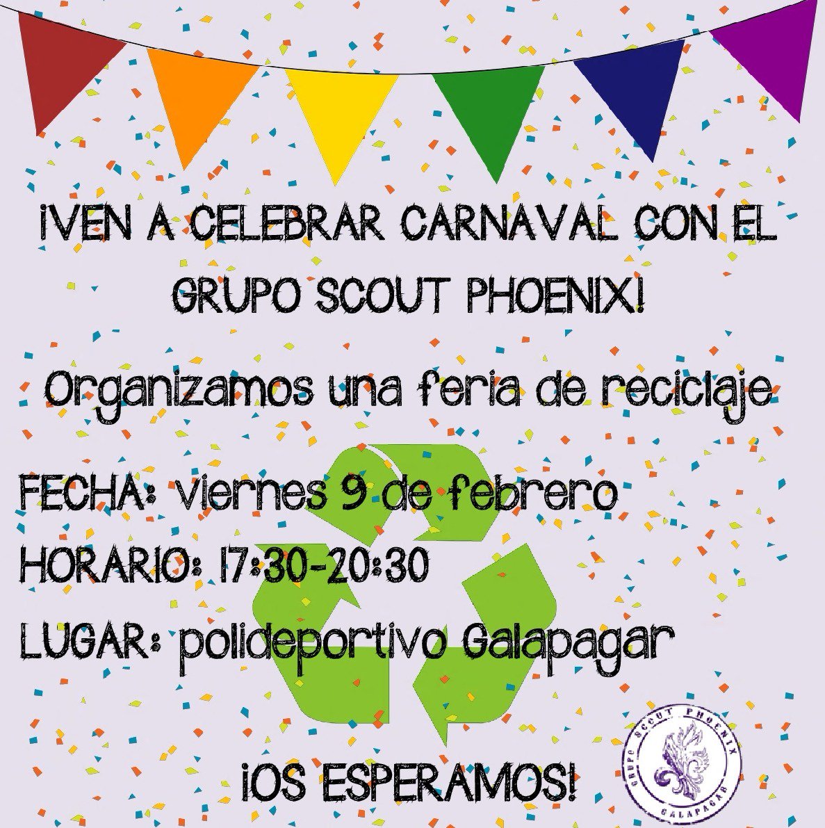 ¡Os queremos ver allí!