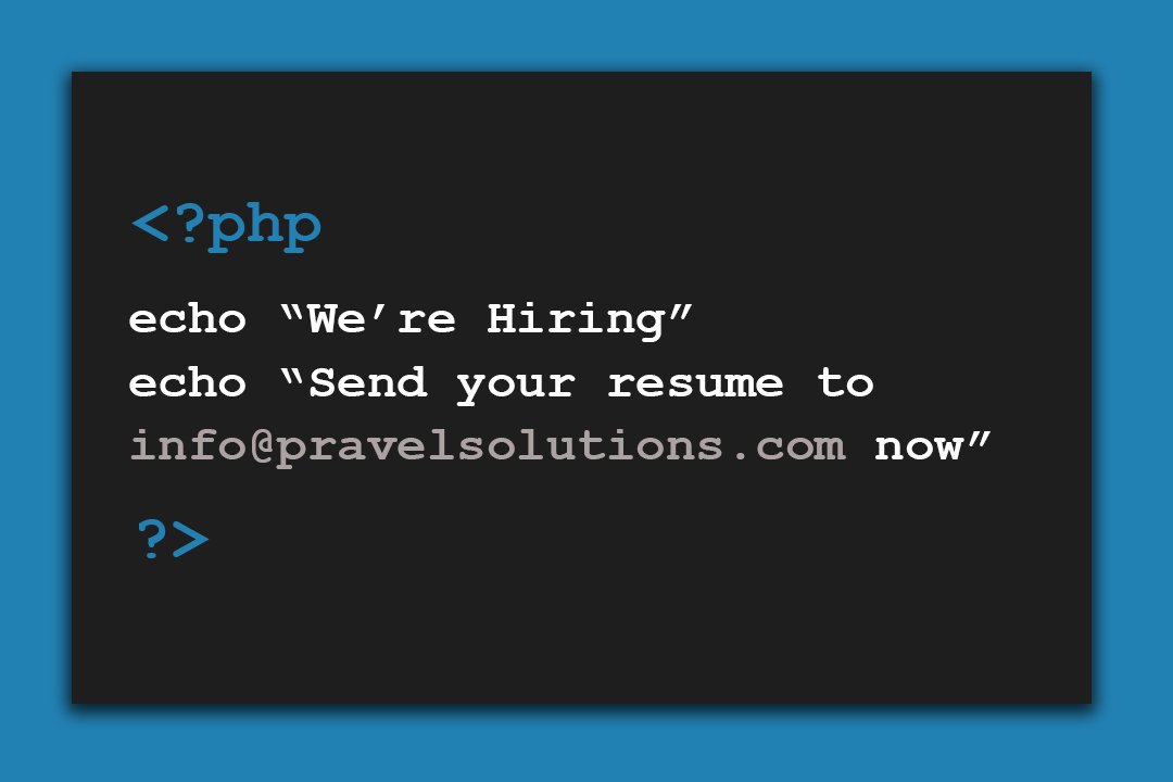 PravelSolutions's tweet photo. @PravelSolutions is urgently hiring for below candidates, interested ones kindly mail their resume to info@pravelsolutions.com

1. #Wordpress Dev(Exp: 0.5-2 years)
2. #PHP Dev (Exp: 0.5-2 years)
3. #iOS Dev (Exp: 1-3 years)
4. #Android Dev (Exp: 1-3 years)

#PravelSolutions https://t.co/T9fATlc9Rp