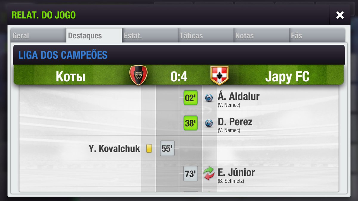 FcJapy's tweet photo. CHAMPIONS LEAGUE
Vencemos a primeira partida de goleada fora de casa e começamos bem. Hoje será a segunda rodada. https://t.co/OXpRFS0Xoh