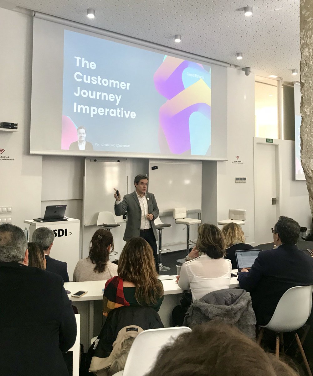 ISDI_edu's tweet photo. “Los valores son de las personas, no de las marcas. Las marcas las construyen las personas” @abladias @GoodRebels #HumanOrgs https://t.co/5LhqyXwtGS