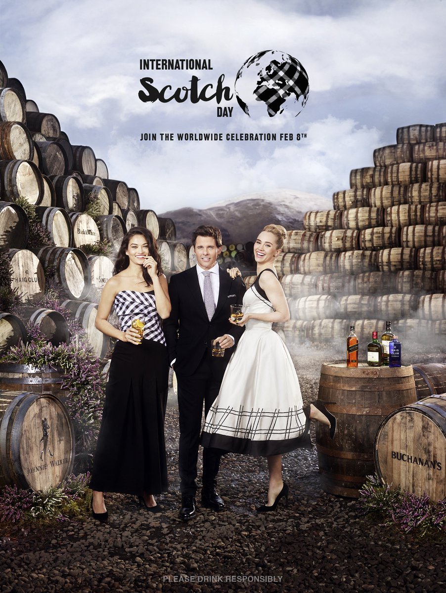 Happy #InternationalScotchDay! #JoinTheCelebration with <a href="/ShaninaMShaik/">.</a>, <a href="/sukiwaterhouse/">Suki Waterhouse</a> and James Marsden by toasting a glass of your favourite Scotch with friends. #LoveScotch